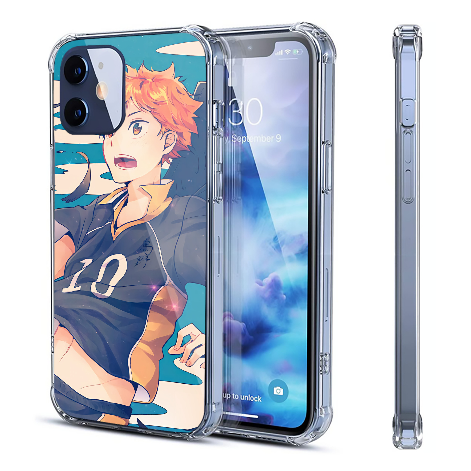 （画像用） ハイキュー!! Haikyu!! 【iPhone 12シリーズ対応】透明スマホケース（クリアソフトケース）